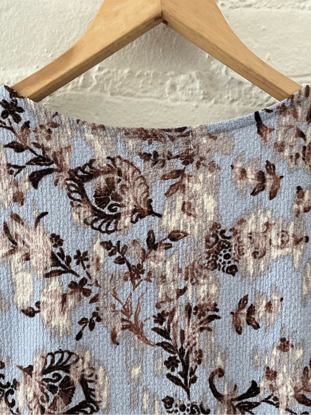 Frye Boho Top Blue Floral Sleeveless Crochet Lace Flowy Blouse Festival Fairy L - Picture 9 of 11